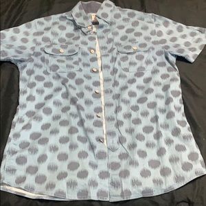 Men’s Mossimo All over print button up Sz S